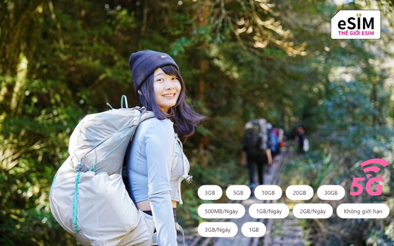 Nên mua esim đài loan mạng Taiwan Mobile 5G để lựa chọn đa dạng gói cước lữ hành